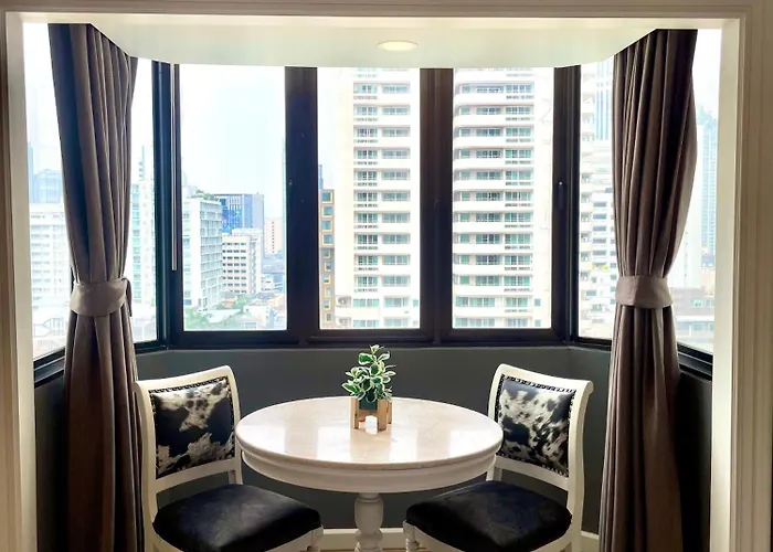 Vibrant Retreat 6 Mins Walk Bts Nana, 1br