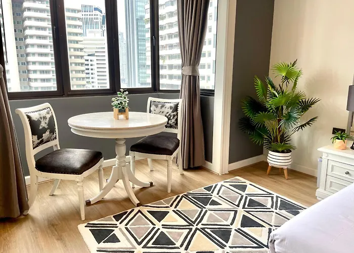 Vibrant Retreat 6 Mins Walk Bts Nana, 1br バンコク都